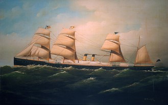 RMS Britanic Maiden Voyage 25.06.1874